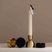 Mosiężny świecznik na tealight