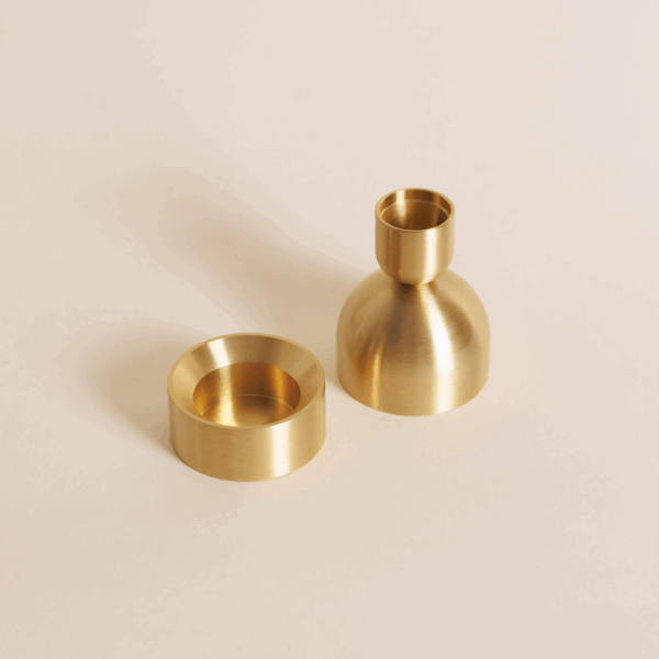 swieczniki-na-swieczki-tealight-proste-mosiezne Mosiężny świecznik na tealight